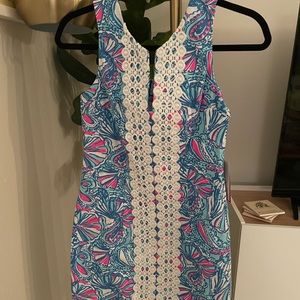 Women’s Lilly Pulitzer for Target Dress, Size 2. Blue print, NEW WITH TAGS!!